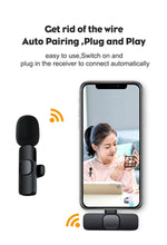 Load image into Gallery viewer, Wireless Microphone Portable Audio Video Recording

