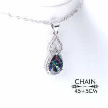 Charger l&#39;image dans la galerie, Natural Rainbow Stones Wedding Jewelry Sets For Women
