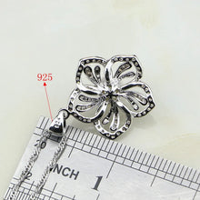 Ladda upp bild till gallerivisning, Flower 925 Sterling Silver Pearl Cubic Zirconia Jewelry Set For Women
