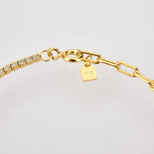 Cargar imagen en el visor de la galería, 925 Sterling Silver Rainbow Zircon Chain half tennis Bracelet Women Jewelry s925
