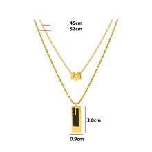 Carica l&#39;immagine nel visualizzatore di Gallery, 316L Stainless Steel  Upscale Jewelry Charms Autumn Winter Thick Long Chain Choker For Women
