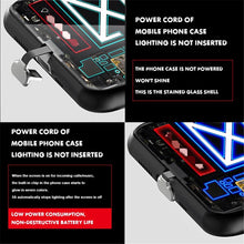 Charger l&#39;image dans la galerie, Pretty Beach Smart LED Light Glow Tempered Glass Phone Case For Samsung Luminous Cover
