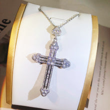 Load image into Gallery viewer, 925 Sterling Silver Trendy Handmade Cross Pendants Necklaces For Women Jewelry

