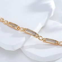 Ladda upp bild till gallerivisning, Rose Gold Square Link Bracelet For Women Luxury Jewelry
