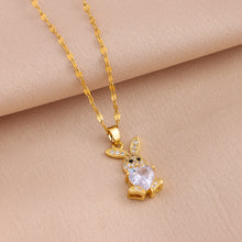Load image into Gallery viewer, Cute Zircon Easter Rabbit For Women Trendy Jewelry Set
