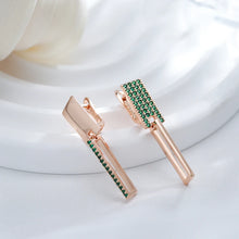 Load image into Gallery viewer, Trend Square green Geometry Earrings for Women Jewelry
