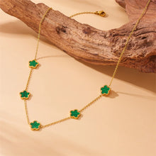 Load image into Gallery viewer, Colorful Five Leaf Flowers Suit Women&#39;s New Trend  Jewelry Set
