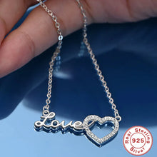 Load image into Gallery viewer, Sterling Silver Love Heart Chokers Trend Valentine&#39;s Day Necklaces for Women Jewelry
