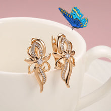 Cargar imagen en el visor de la galería, Luxury Bridal Wedding Jewelry Sets Natural Zircon Flower Sets for Women

