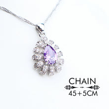 Carica l&#39;immagine nel visualizzatore di Gallery, Purple &amp; colors Stones Zircon Jewelry Sets For Bridal Women Jewelry
