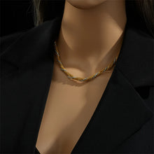 Load image into Gallery viewer, Rotate Gold Silver Color sets For Women Trend Lady Jewelry Set
