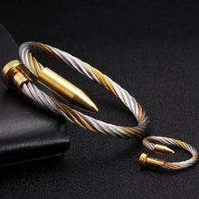 Load image into Gallery viewer, Luxury Braided Open Cuff Sporty Bangles Classic Chain Link Fashion Jewelry
