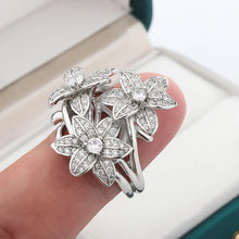 Load image into Gallery viewer, Pear Shaped Branch Flower Zircon Ring for Women&#39;s
