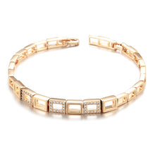 Load image into Gallery viewer, Square Link Bracelet For Women Luxury Natural Fine Ethnic Jewelry
