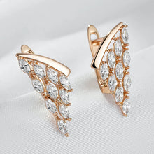 Carica l&#39;immagine nel visualizzatore di Gallery, Full Shiny Natural Zircon Drop Wing Daily Vintage Earring for Women Jewelry
