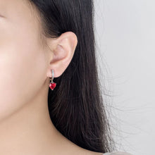 Carica l&#39;immagine nel visualizzatore di Gallery, valentine&#39;s Silver Heart Pendant Jewelry Sets For Women earring
