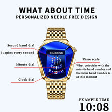 Cargar imagen en el visor de la galería, Fashion Motorcycle Concept Quartz Watch Luminous Steel Band Mesh Watch
