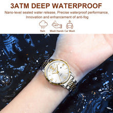 Cargar imagen en el visor de la galería, Luxury Watch For Woman Elegant Waterproof Luminous Date Quartz Ladies
