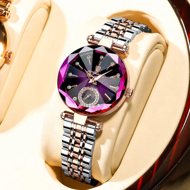 Luxury Woman Wristwatch Elegant Waterproof Stainless Steel Watch for Ladies Dress