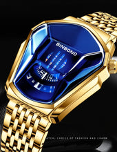 Load image into Gallery viewer, Fashion Motorcycle Concept Quartz Watch Luminous Steel Band Mesh Watch
