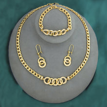 Carica l&#39;immagine nel visualizzatore di Gallery, Dubai Wedding Luxury Jewelry Set 21k Gold Plated Full Jewelry Accessories
