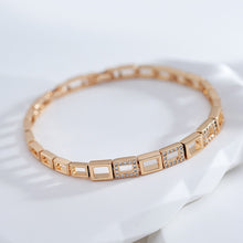 Cargar imagen en el visor de la galería, Square Link Bracelet For Women Luxury Natural Fine Ethnic Jewelry
