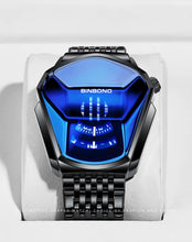 Carica l&#39;immagine nel visualizzatore di Gallery, Fashion Motorcycle Concept Quartz Watch Luminous Steel Band Mesh Watch

