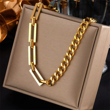 Load image into Gallery viewer, Geometric Chain Necklace &amp; Bracelets For Women Jewelry Set necklace
