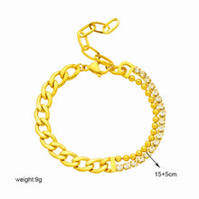 Lade das Bild in den Galerie-Viewer, Thick Link Chain Asymmetrical Bracelet For Women New Fashion Wrist Jewelry
