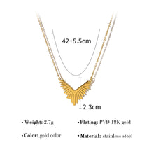 Carica l&#39;immagine nel visualizzatore di Gallery, Trendy Creative Angel Wings Pendant Necklaces for Women  Jewelry
