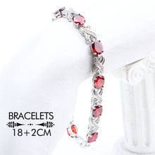 Carica l&#39;immagine nel visualizzatore di Gallery, Bridal elegant queen Wedding Jewelry Set bracelet
