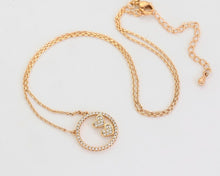 Cargar imagen en el visor de la galería, New Style Circle Heart Shaped Gold Color Classics Necklace for Women

