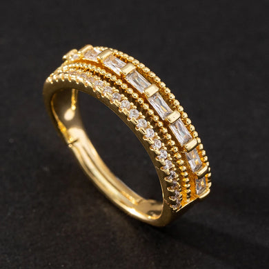 elegant Luxury Korean Aesthetic Stainless Steel Rings for Women Jewelry