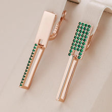 Ladda upp bild till gallerivisning, Trend Square green Geometry Earrings for Women Jewelry

