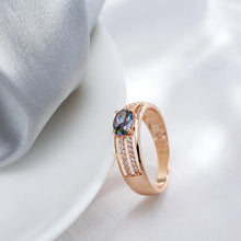 Carica l&#39;immagine nel visualizzatore di Gallery, Rose Gold Color Vintage Ring For Women Fine Jewelry
