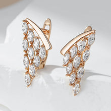 Ladda upp bild till gallerivisning, Full Shiny Natural Zircon Drop Wing Daily Vintage Earring for Women Jewelry
