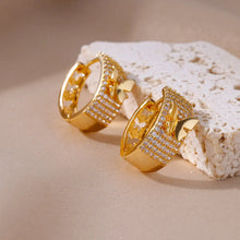 Charger l&#39;image dans la galerie, Butterflies Hoop Earrings for Women Circle Aesthetic Jewelry
