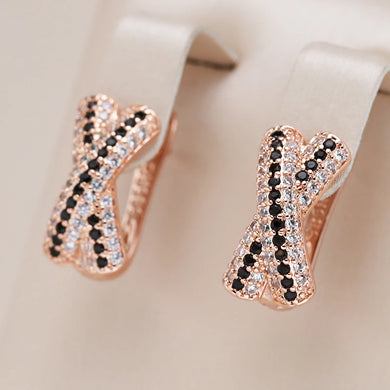 Full Shiny Natural Zircon Dangle Earrings for Women Jewelry