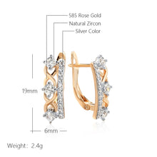 Carica l&#39;immagine nel visualizzatore di Gallery, X Ethnic Pattern Earrings for Women Daily Fine Jewelry
