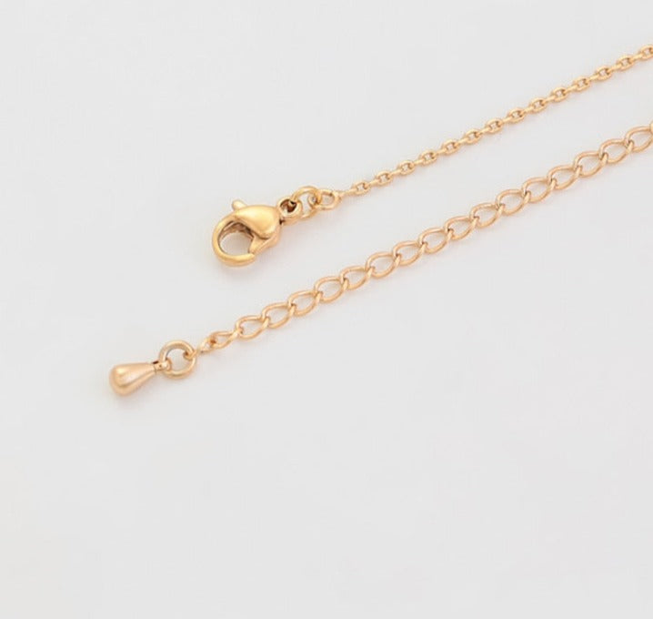 New Style Circle Heart Shaped Gold Color Classics Necklace for Women