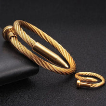 Load image into Gallery viewer, Luxury Braided Open Cuff Sporty Bangles Classic Chain Link Fashion Jewelry
