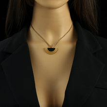 Ladda upp bild till gallerivisning, Stainless Steel half Geometric Semicircle sets For Women Jewelry
