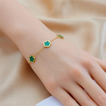 Load image into Gallery viewer, Colorful Five Leaf Flowers Suit Women&#39;s New Trend  Jewelry Set
