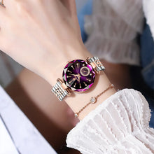 Cargar imagen en el visor de la galería, Luxury Woman Wristwatch Elegant Waterproof Stainless Steel Watch for Ladies Dress
