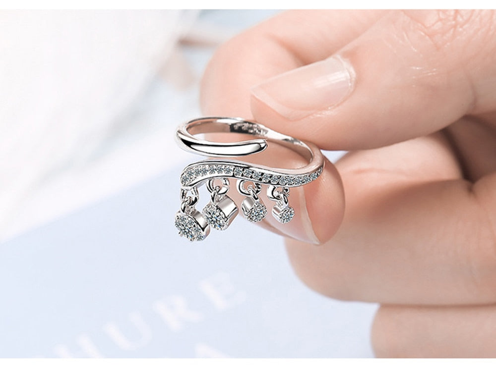 Silver925 Charming Zircon Ring