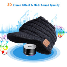 Load image into Gallery viewer, Wireless Headphone With Microphone Music Bluetooth Hat For Outdoor
