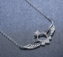 Charger l&#39;image dans la galerie, 925 Sterling Silver Fine Jewelry Trendy Wing Engagement necklaces for Women
