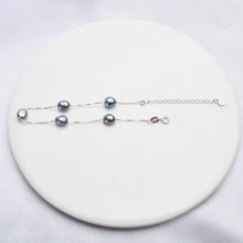 Ladda upp bild till gallerivisning, 925 Sterling Silver Natural Baroque Pearl Bracelet Jewelry For Women
