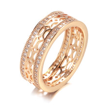 Charger l&#39;image dans la galerie, 585 Rose Gold Natural Zircon Micro Inlay Vintage Rings

