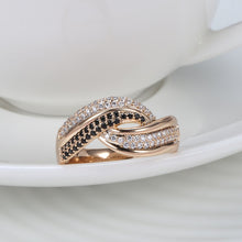 Charger l&#39;image dans la galerie, Two Rows Waves Rings for Women
